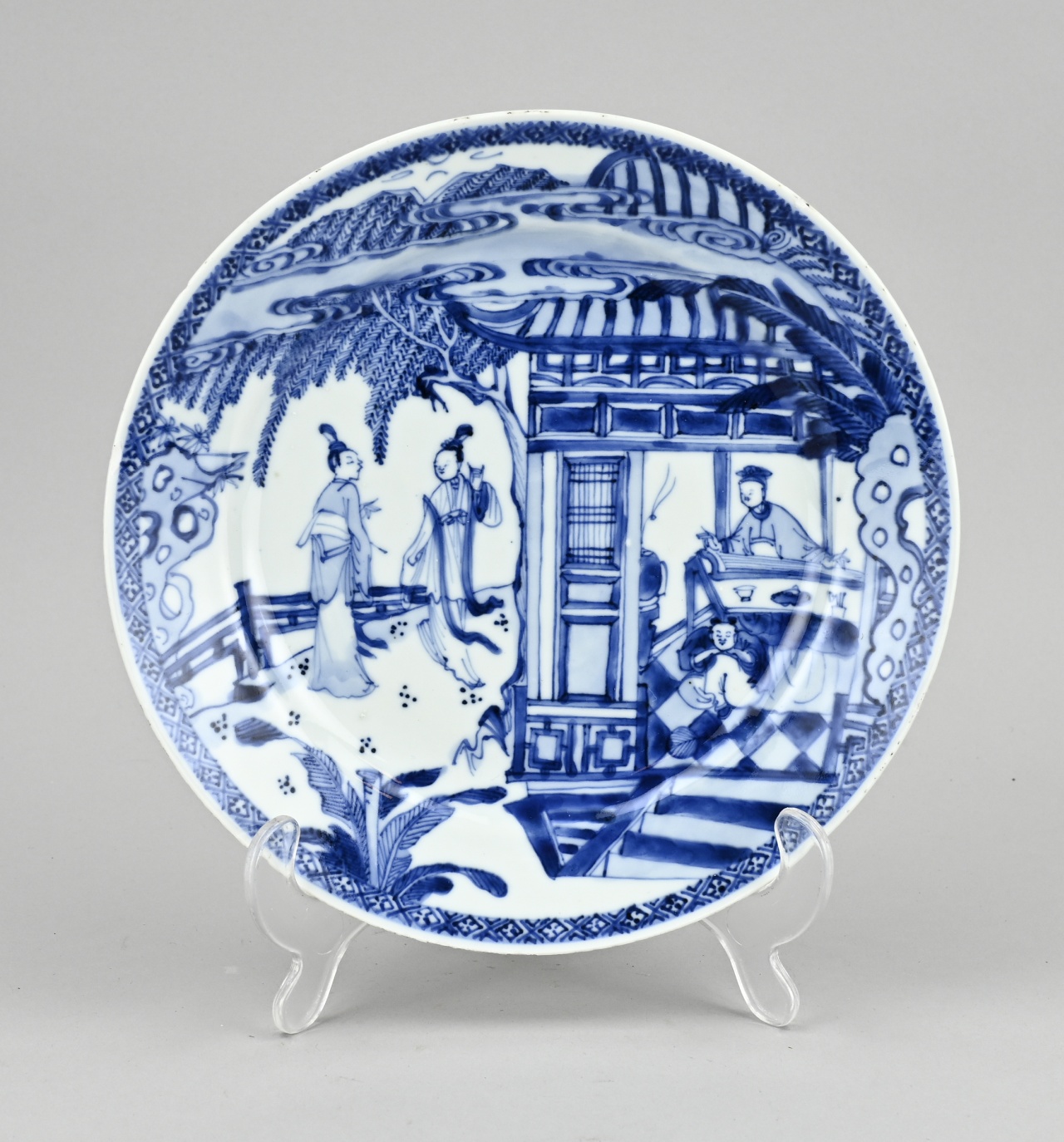 Chinese plate Ã˜ 22.7 cm.