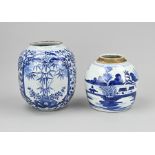 2x Delft pot