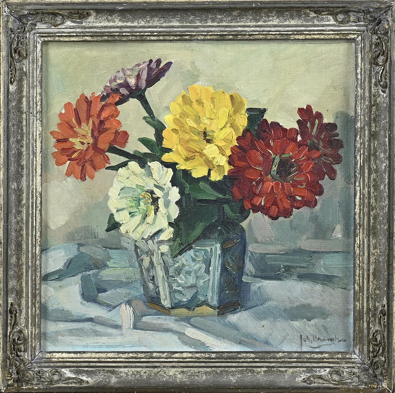 Johan Haanstra, Ginger jar with flowers