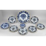 Lot Delft plates (9x)