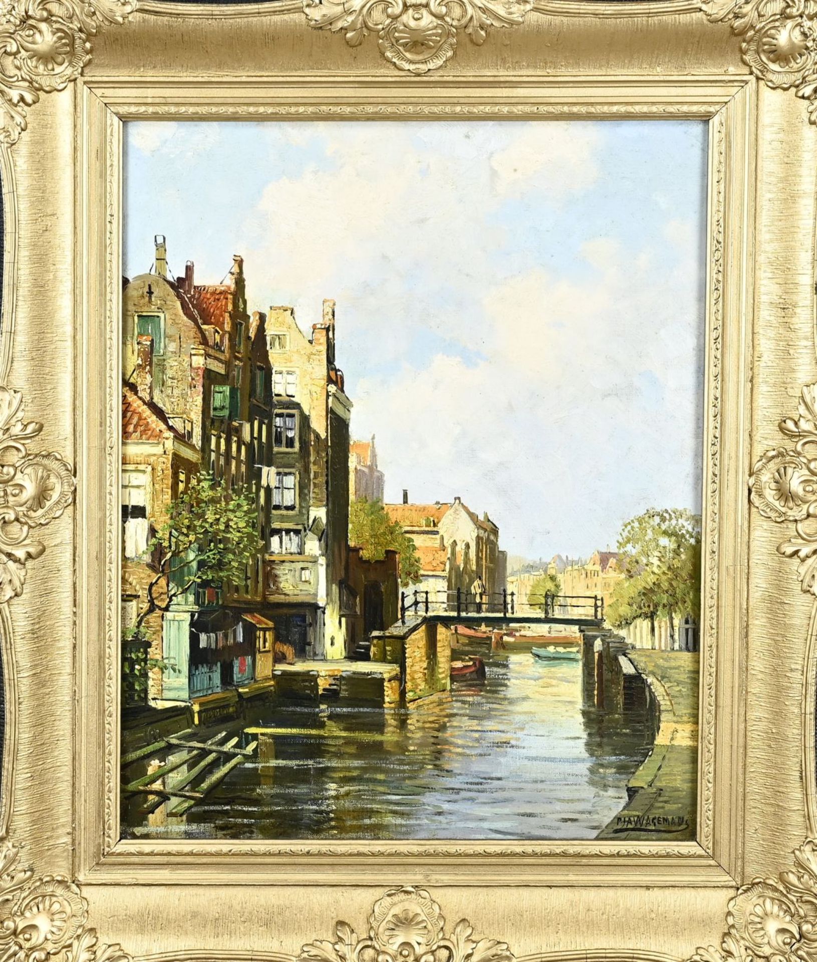 PJA Wagemans, Canal in Amsterdam