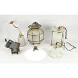 Lot of various hanging lamps (6x)