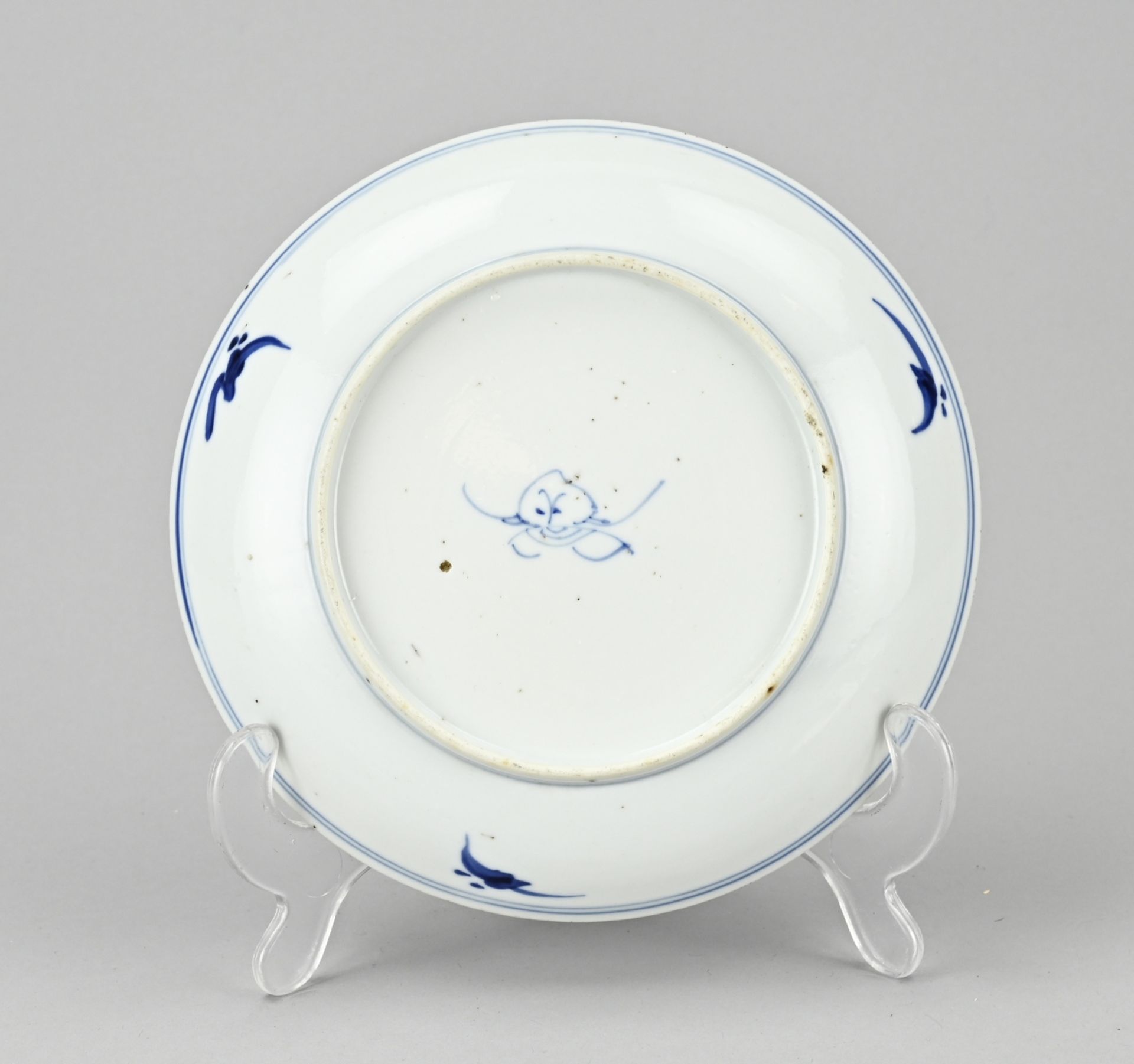 18th century plate Ã˜ 17.8 cm. - Image 2 of 2