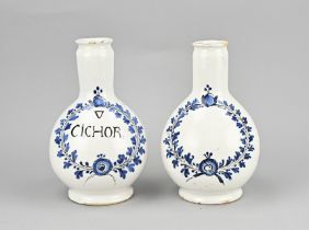 2x French apothecary jar