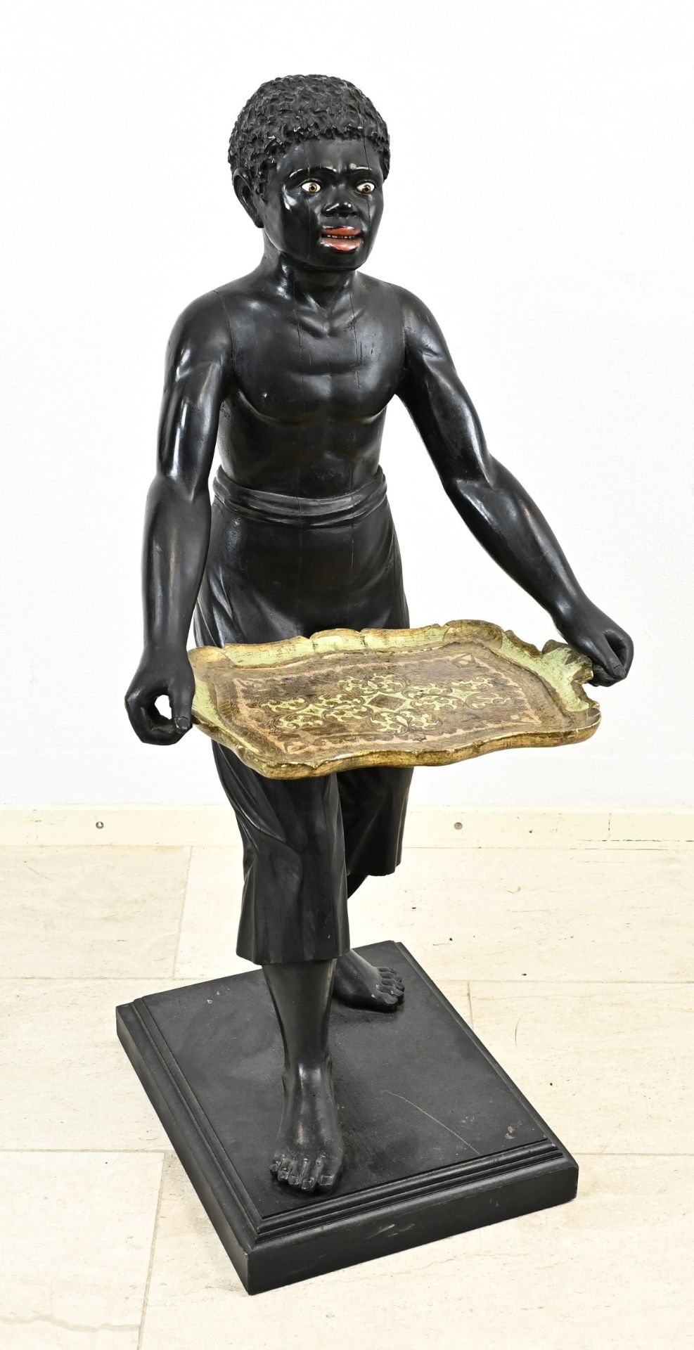 Venetian figure with tray