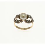 Gold ring (pearl)