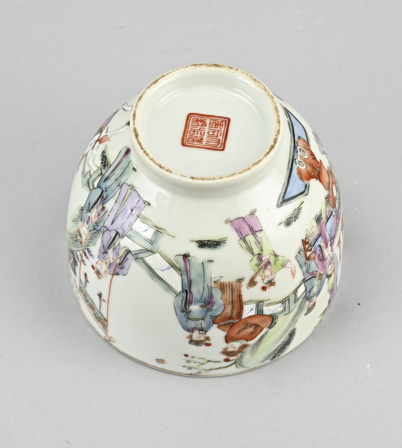 Chinese lidded bowl Ã˜ 12 cm. - Bild 2 aus 2