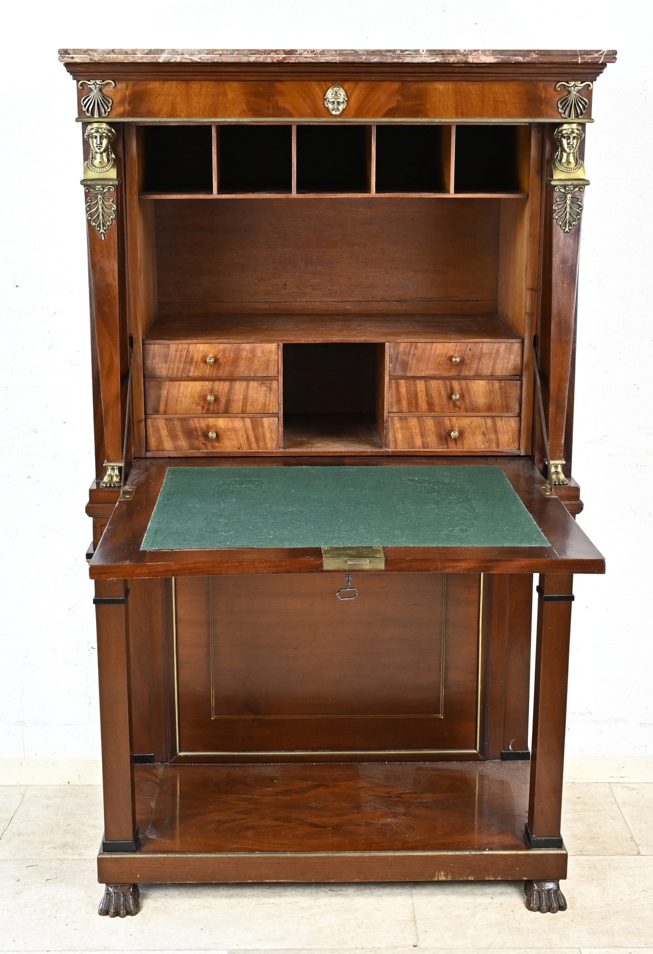 Mahogany secretary (empire)