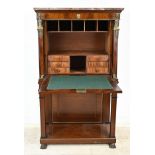 Mahogany secretary (empire)