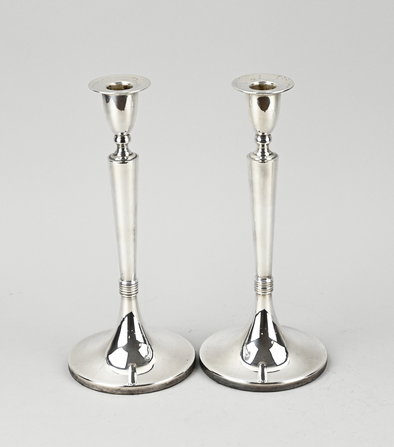 2 Silver candlesticks