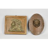 Plaque + copper plate with image