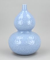 Chinese knob vase, H 34.5 cm.