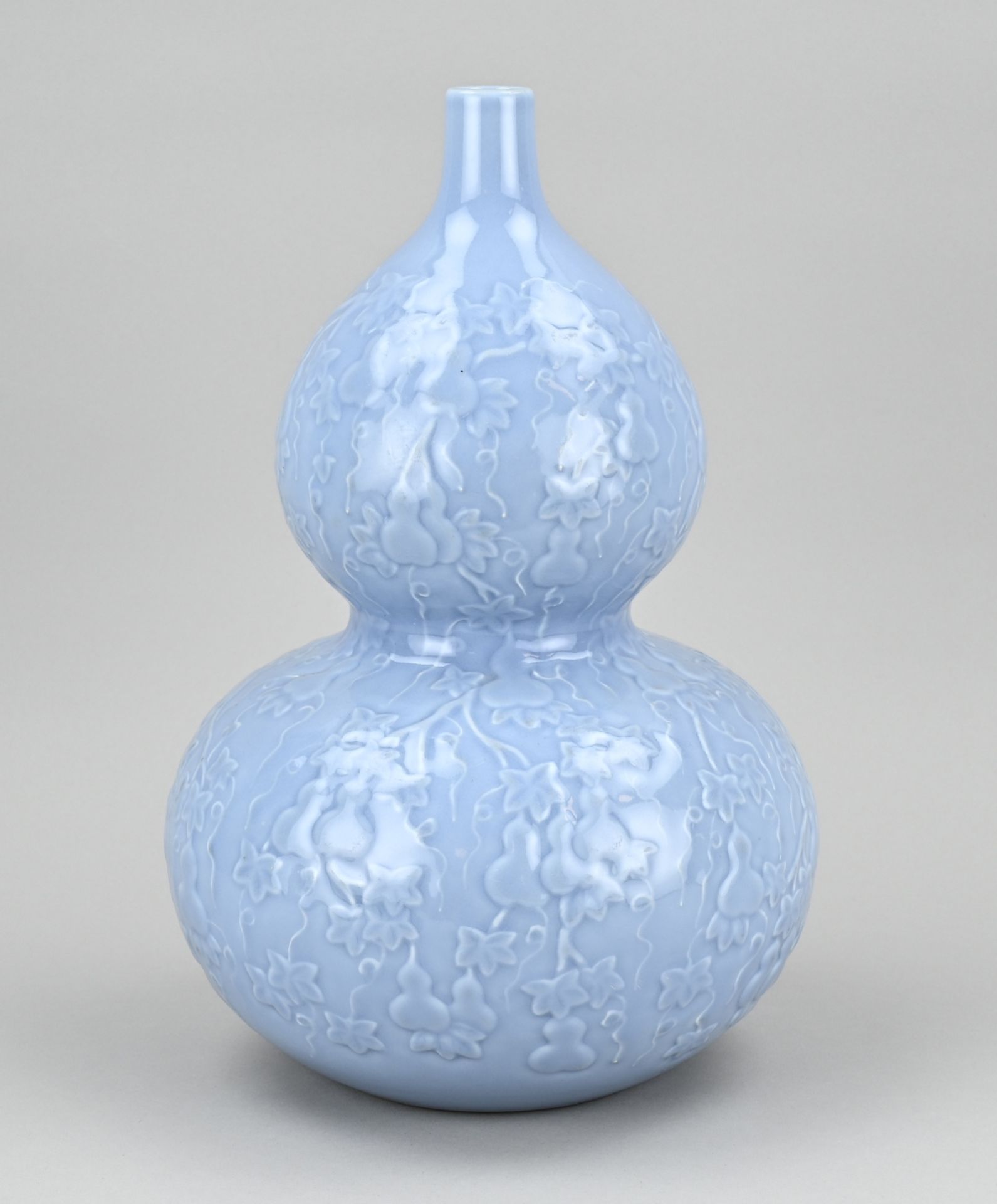 Chinese knob vase, H 34.5 cm.