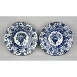 2x Delft dish Ã˜ 35 cm.