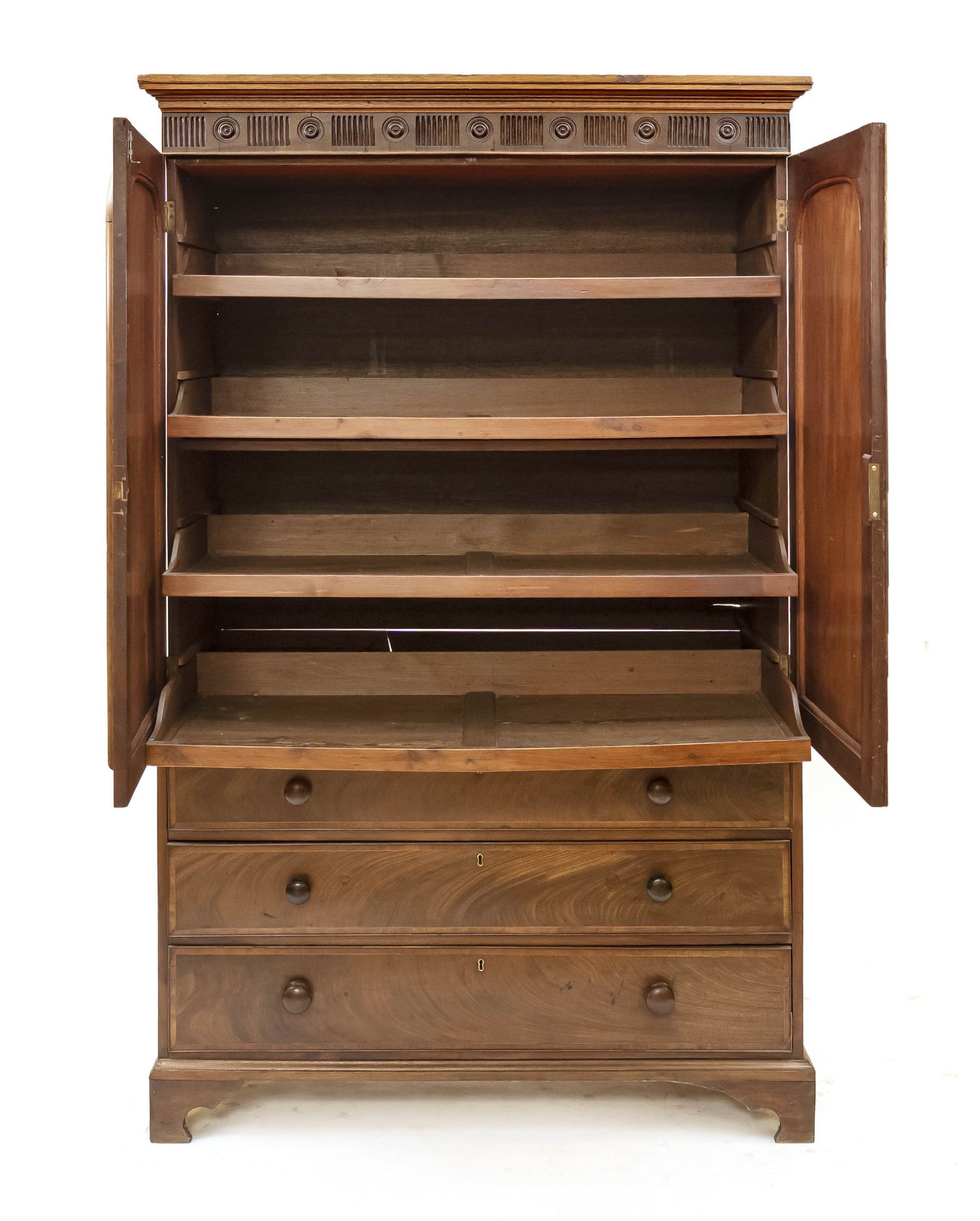 English mahogany cabinet - Image 2 of 2