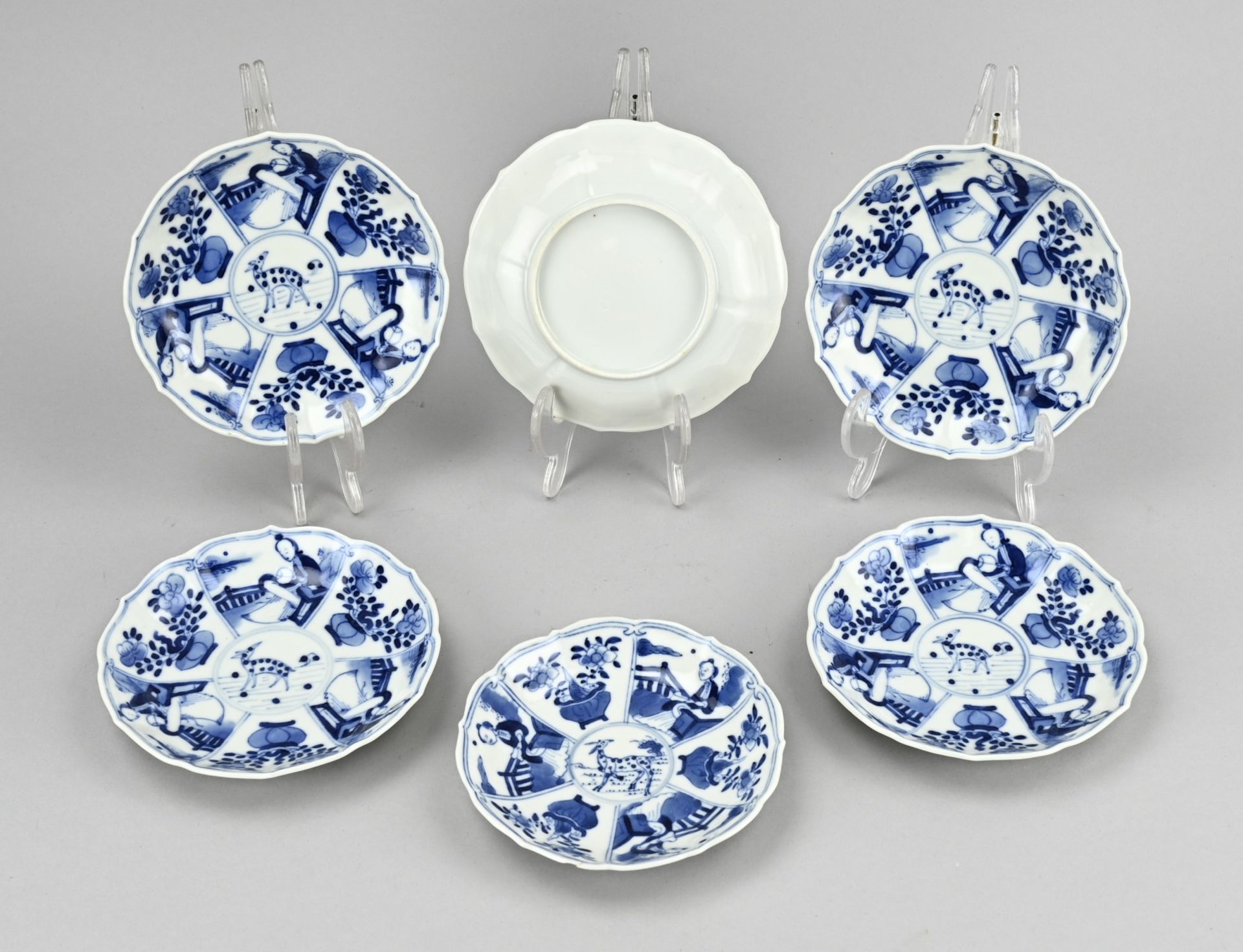 6x Chinese dish Ã˜ 13.5 cm.