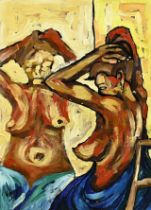 Harry Mutasa, Naked lady in front of a mirror