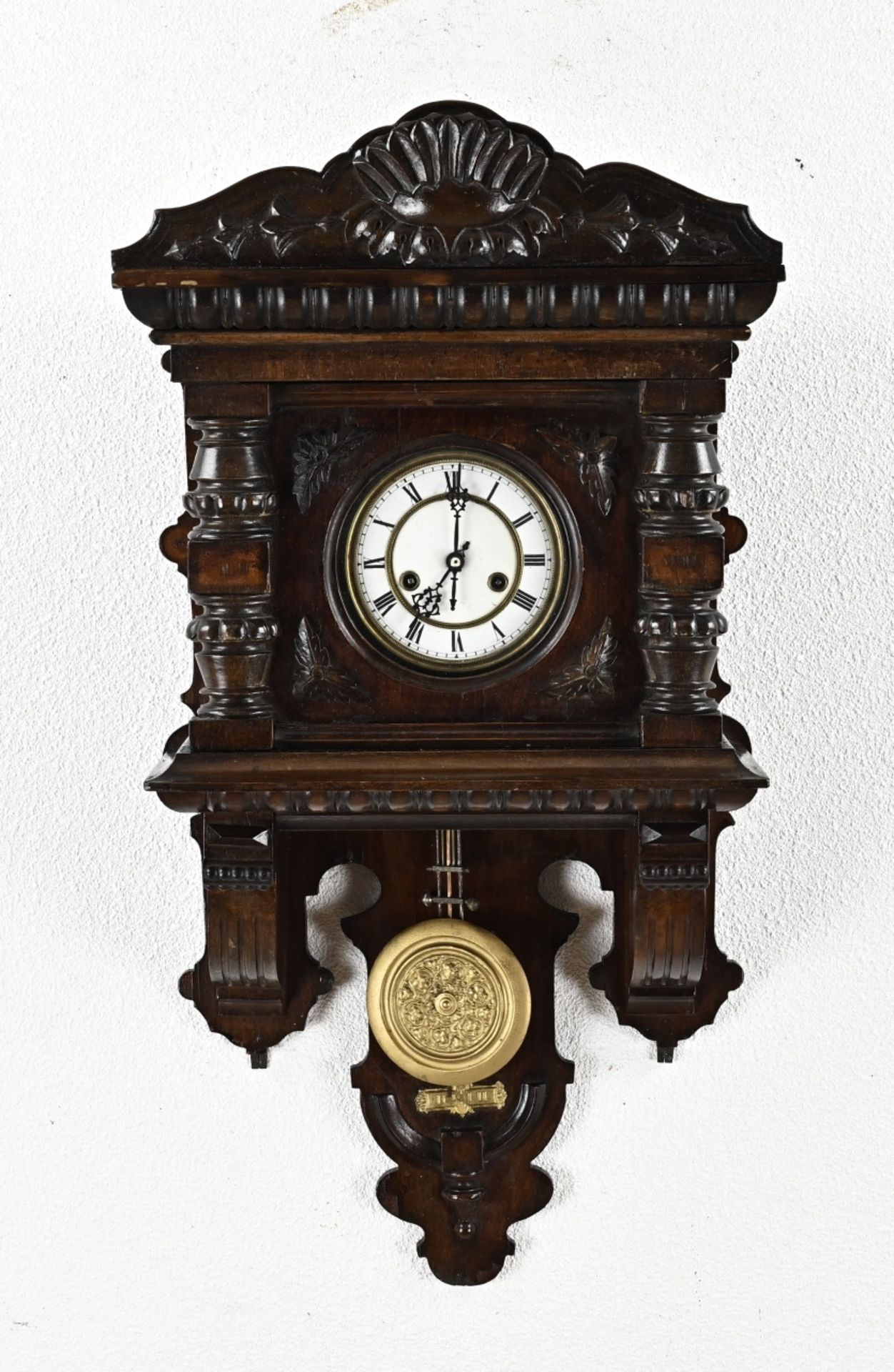 Two antique German clocks, 1900