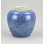 Chinese storage jar, Ã˜ 20 cm.