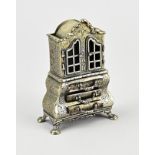 Silver miniature cabinet