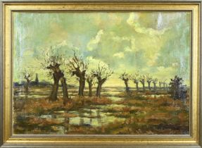 Berry Brugman, Landscape with pollard willows