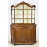 Oak display cabinet