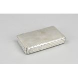 Silver tobacco box