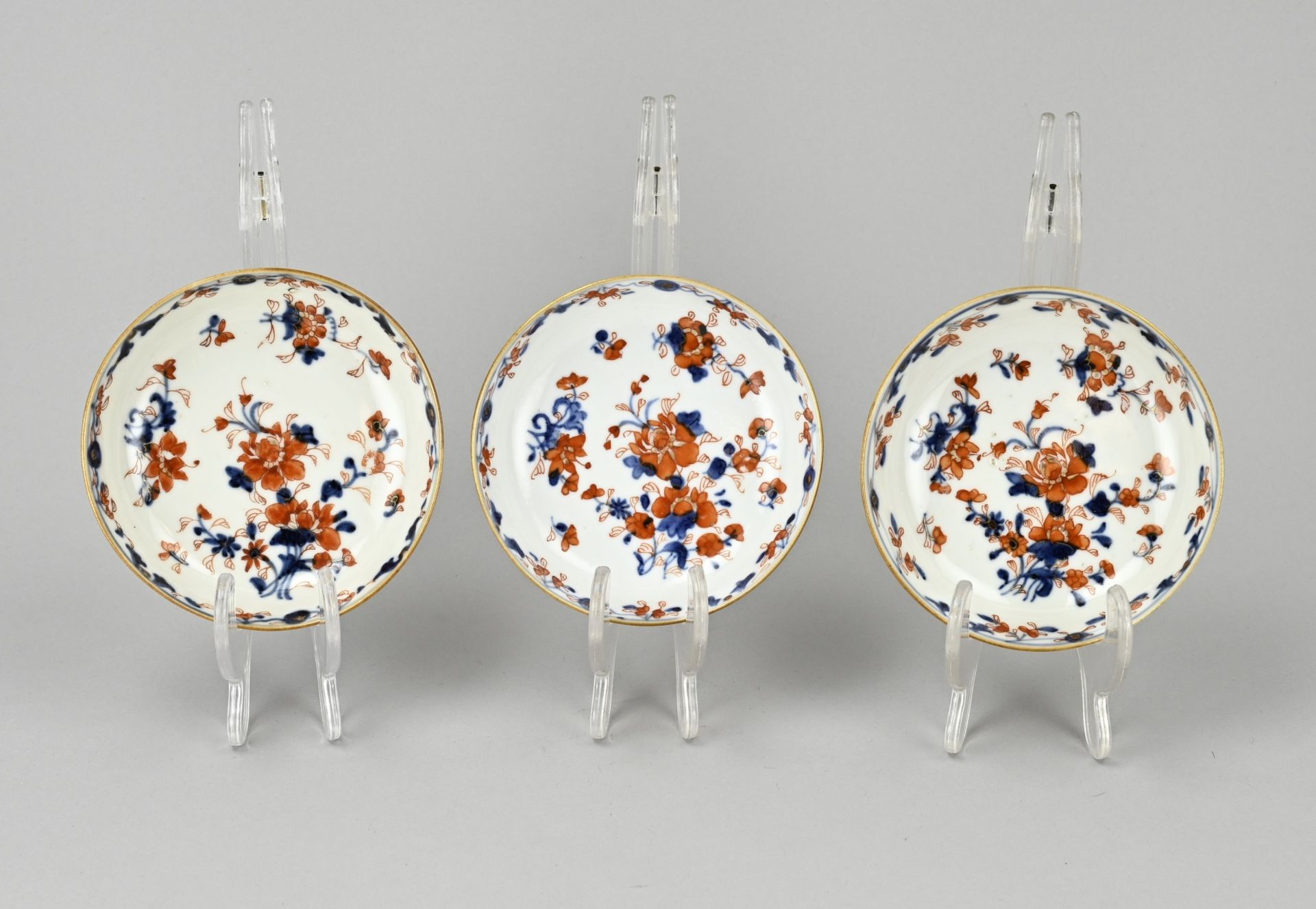 3x Imari dish Ã˜ 11 cm.