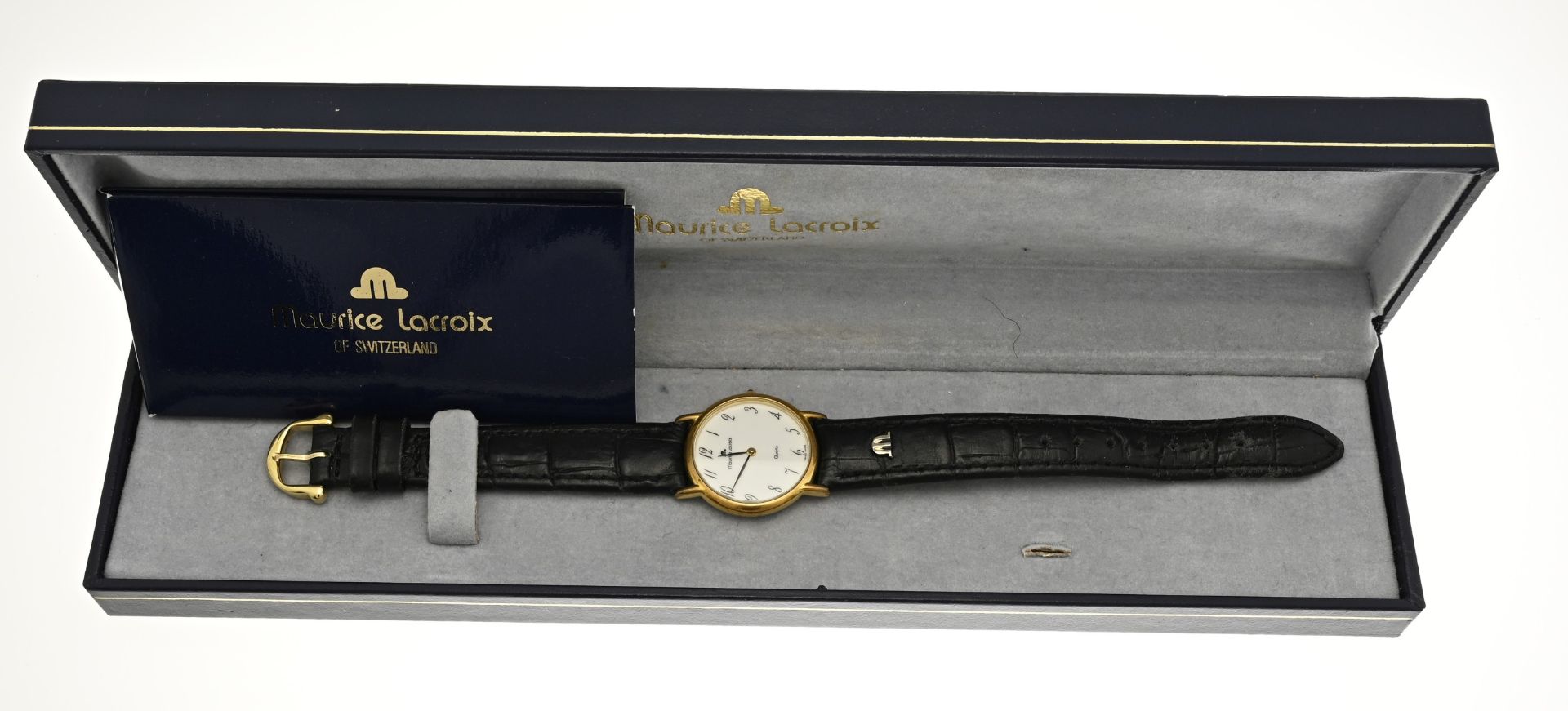 Maurice Lacroix Leather strap and box