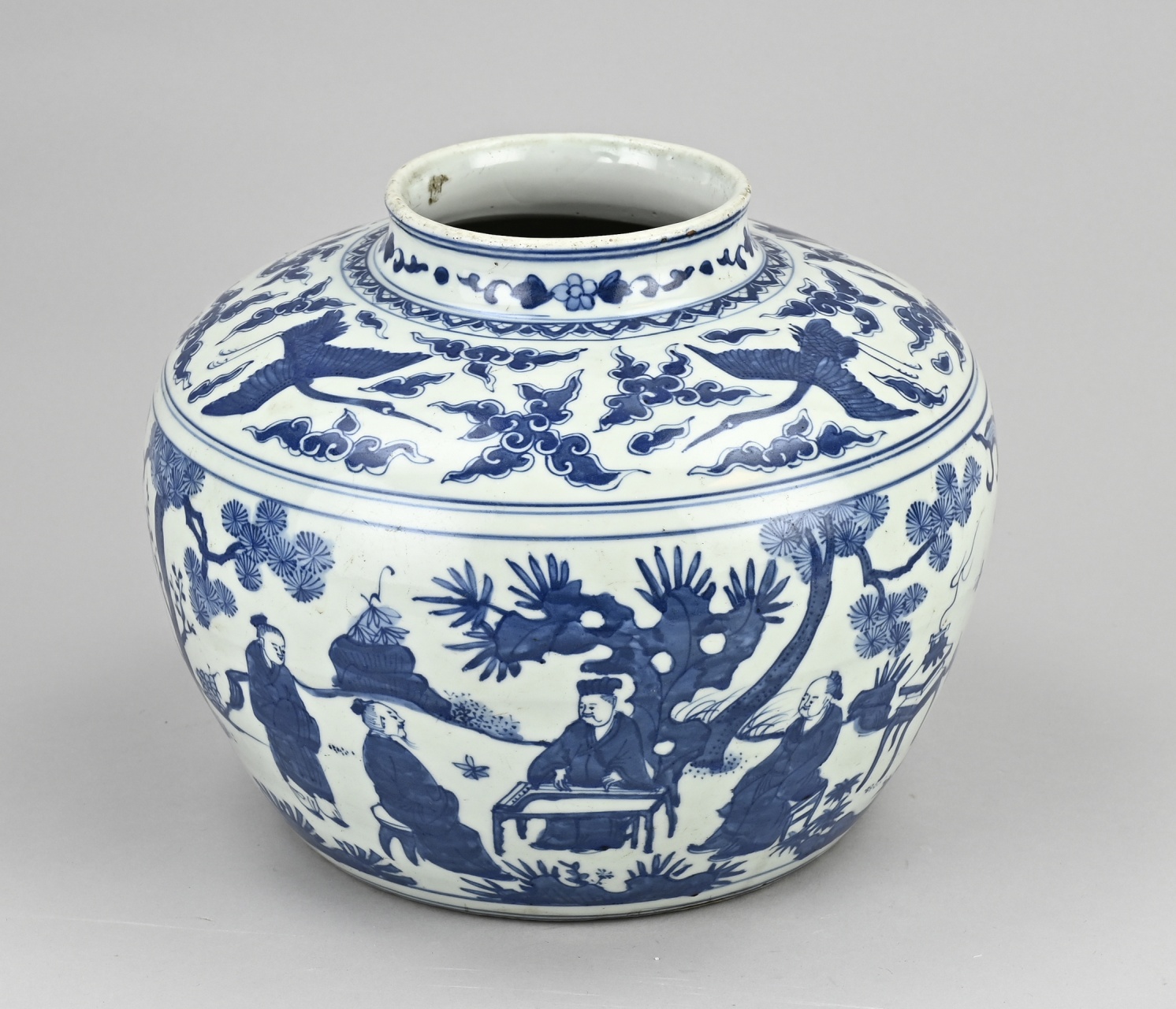 Chinese vase, Ã˜ 26.7 cm. - Image 2 of 4