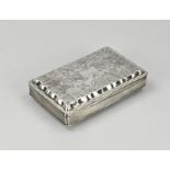 Silver tobacco box