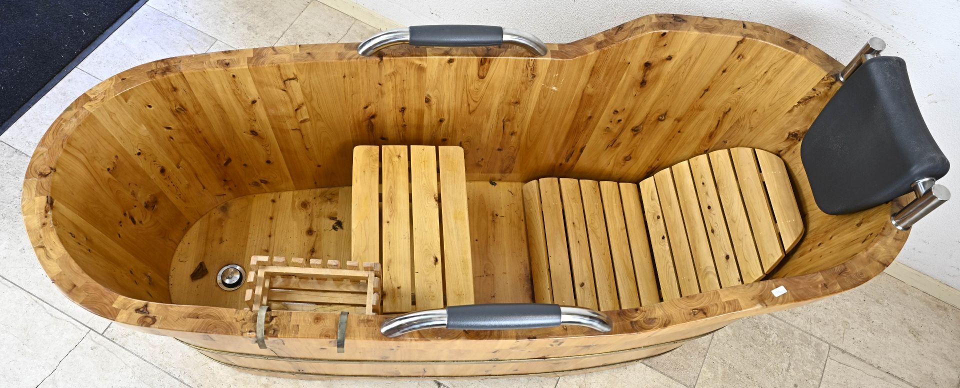 Wooden spa bathtub - Bild 3 aus 3