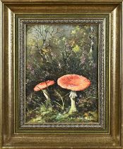 Willy Krake, Forest view with fly agarics