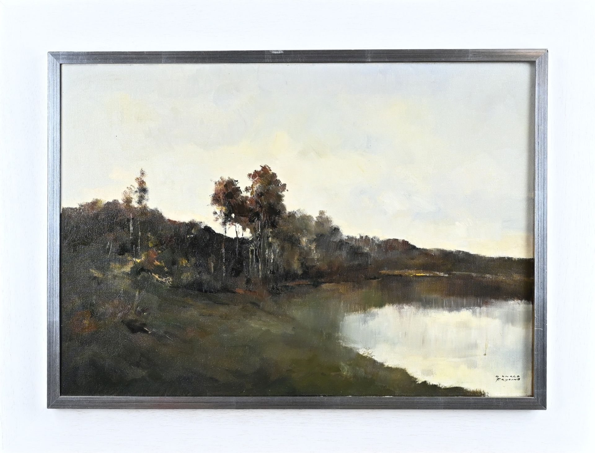 Ronald Frijling, Forest edge with puddle face