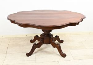 Mahogany table, 1860