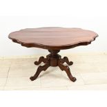 Mahogany table, 1860