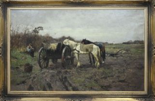 Scherrewitz, Landscape with farmer and horse cart