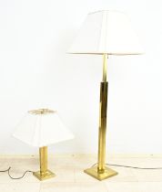 2x Design lamp (standing + table lamp)