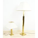 2x Design lamp (standing + table lamp)