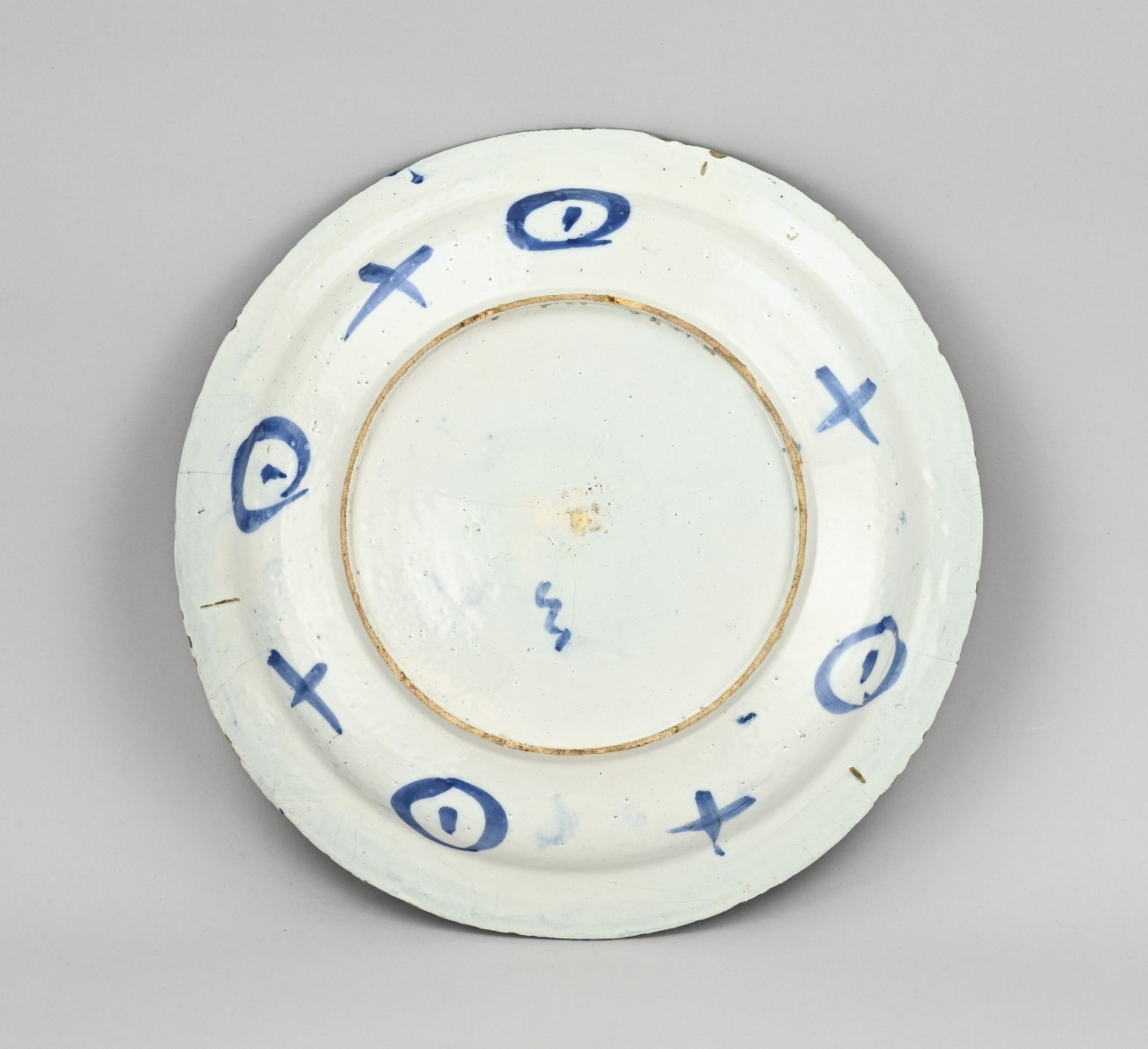 Delft dish Ã˜ 34.2 cm. - Bild 2 aus 2