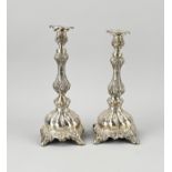 2 Silver candlesticks