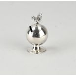 Silver miniature money box