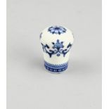 18th Century porcelain walking stick knob