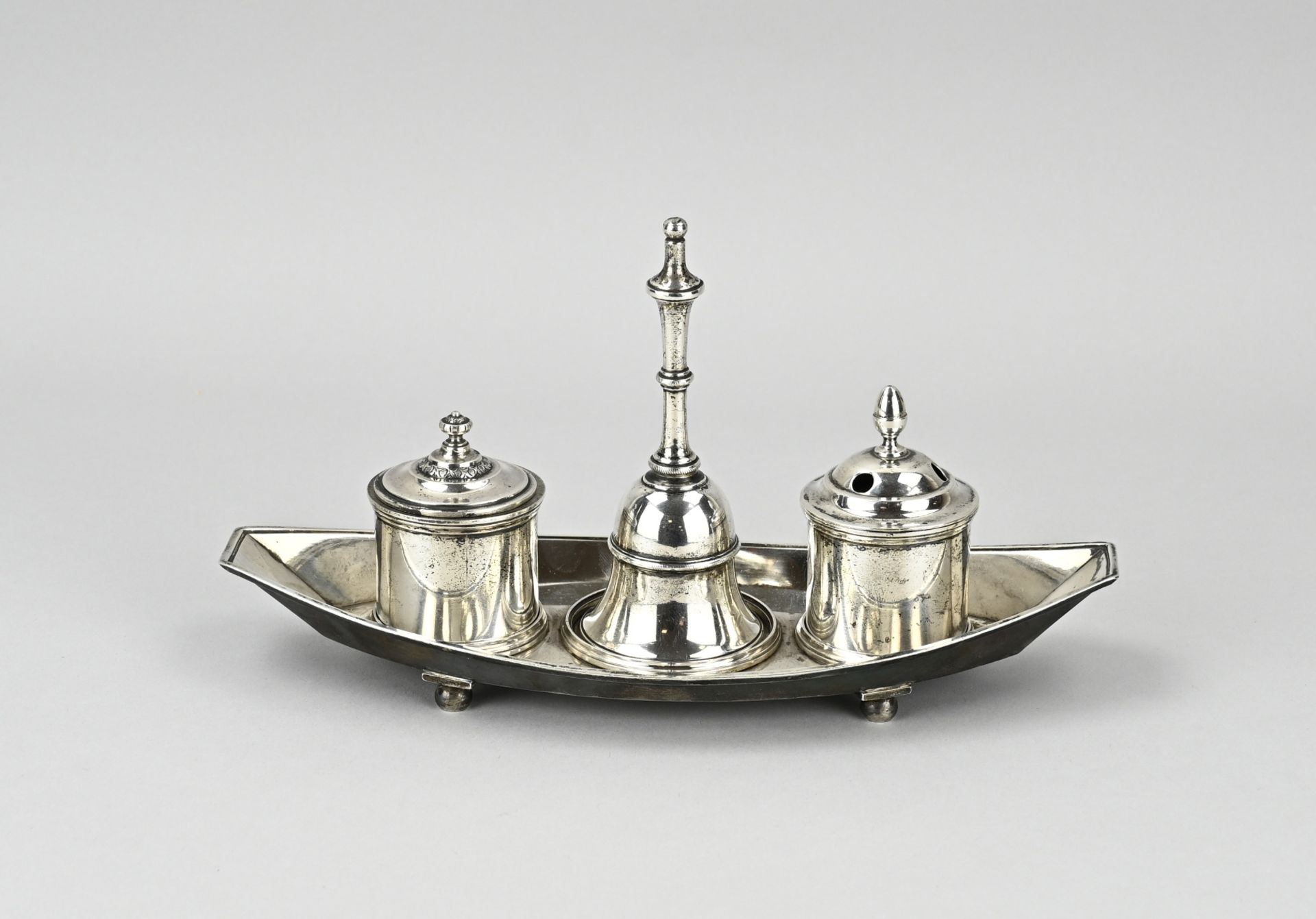 Silver desk set