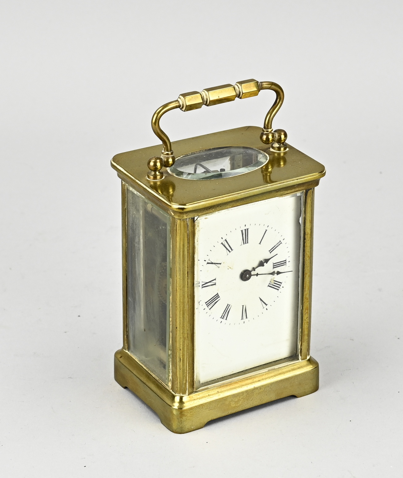 French travel alarm clock, 1900