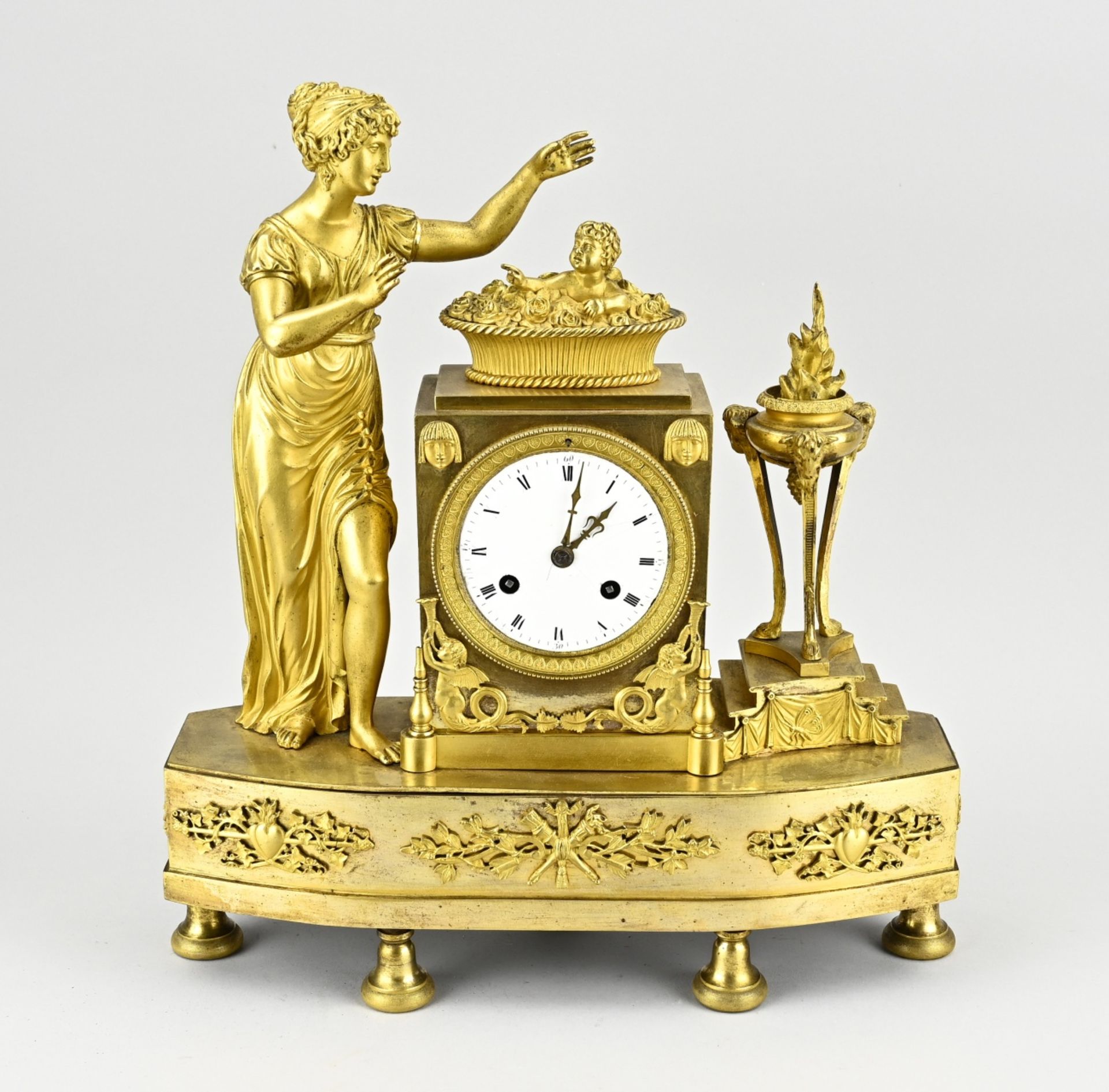French Directoire mantel clock, 1800