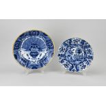 2x Antique Delft plate Ã˜ 23 - 26.5 cm.