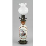 Japanese oil lamp, H 62 cm.