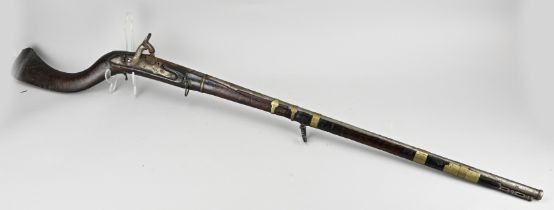 Persian rifle, L 128 cm.