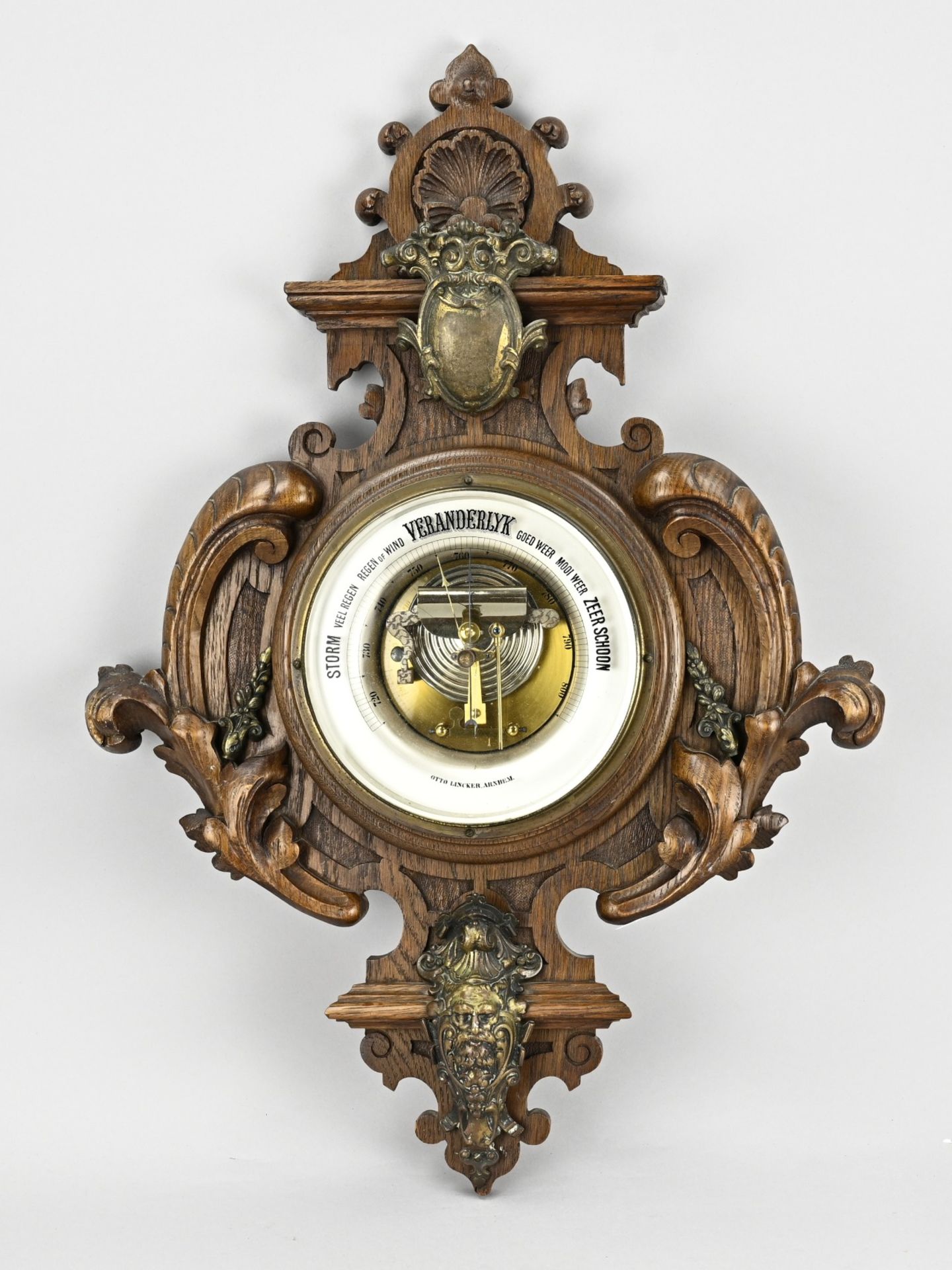 Antique barometer, 1890